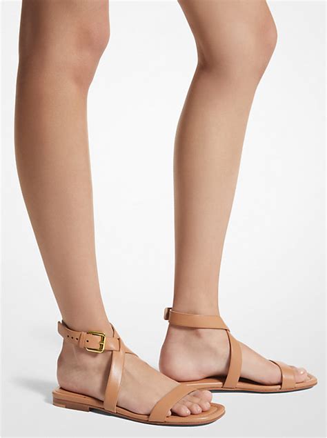 michael kors bridgette|Bridgette Leather Sandal .